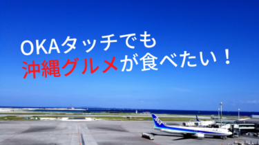 OKAタッチでも沖縄グルメが食べたい！空港のファミマがおすすめ